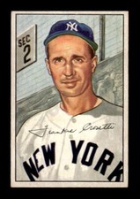 1952 Bowman #252 Frank Crosetti CO - Ex+ - EXACT SCAN