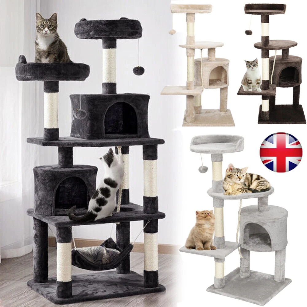Large Cat Tree Tower Activity Centre Kitten Climbing House