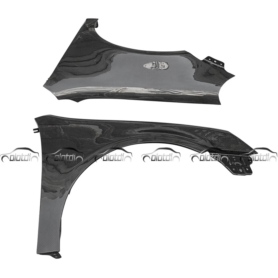 Carbon Fiber For 04-08 VW Volkswagen GOLF5 GTI Fenders Side Air Outlet Cover - Image 4 of 4
