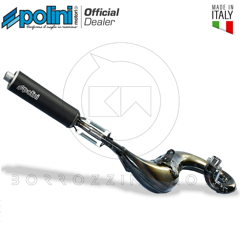 Escape de expansión Polini completo Sport Racing para Peugeot 103 50 Foto 2 de 4