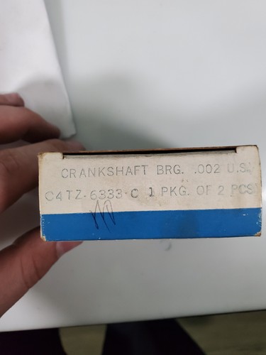 NOS 1964 1965 Ford Truck Front Crankshaft Bearing .020 C4TZ-6333-M - Picture 2 of 6