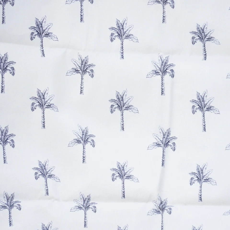 Cyrus Clark Fabric Palm Tree Print Cotton Drapery Sewing Material 57"x77" - Image 2 of 4