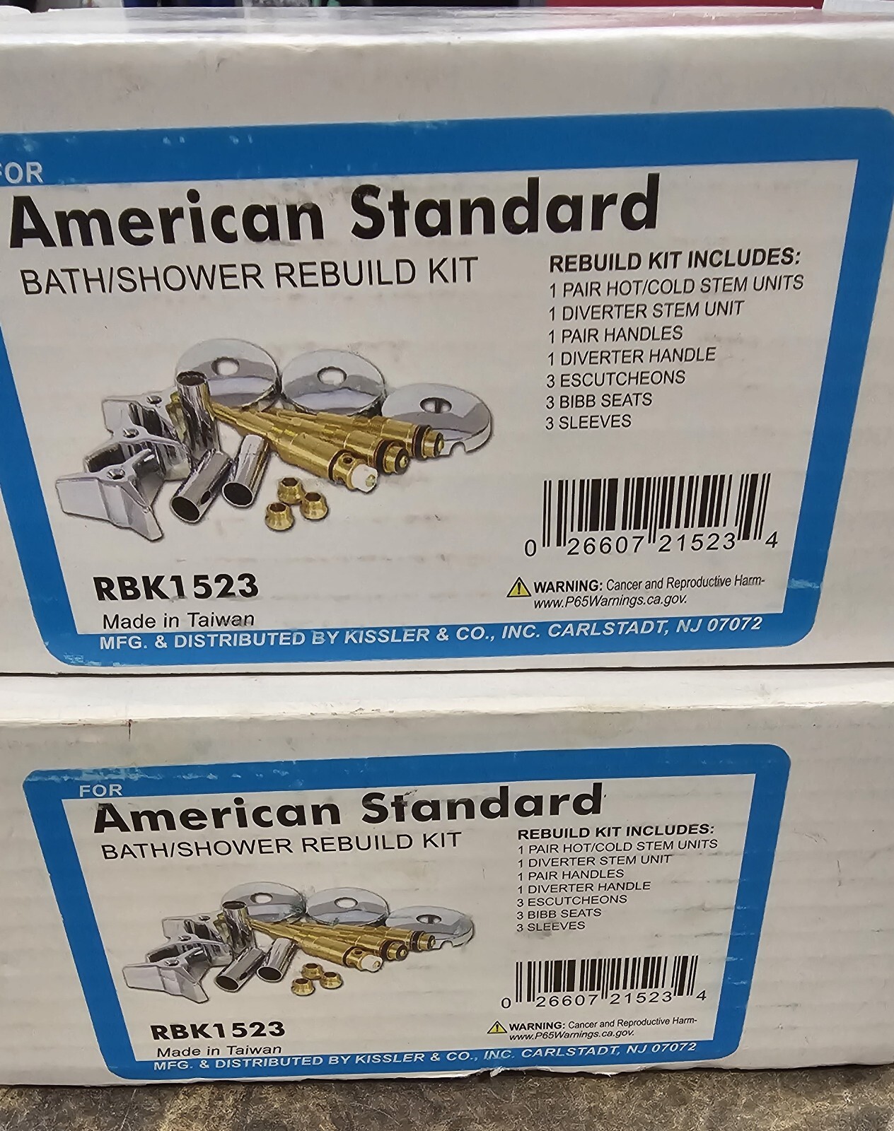 American Standard RBK1523 Tub & Shower Faucet Rebuilding Kit ~ NIB ~