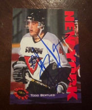 1994 Classic #103 Todd Bertuzzi signed autographed hockey card Guelph Storm
