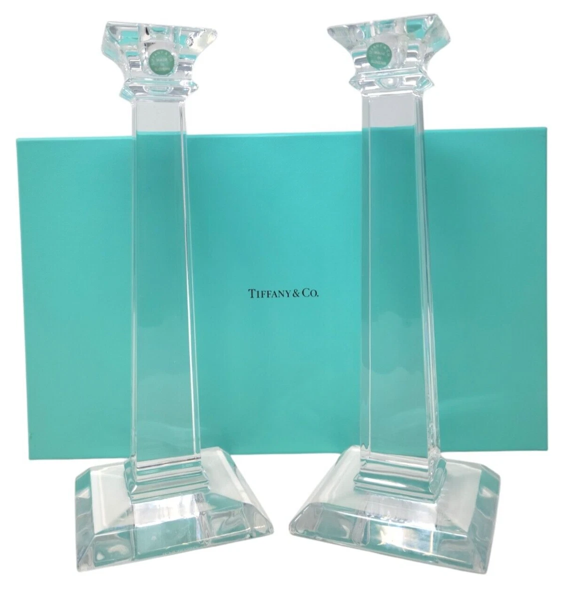 Tiffany & Co. Home Essentials Decor Classic Candlestick Crystal