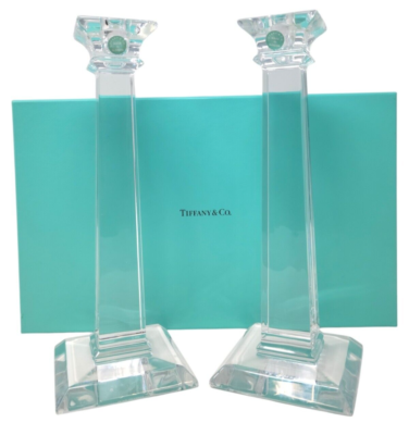 Tiffany & Co. Home Essentials Decor Classic Candlestick Crystal