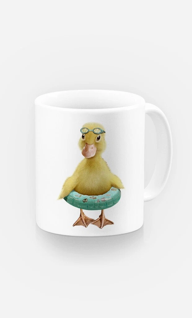 White Duck Mud Ceramic Mug