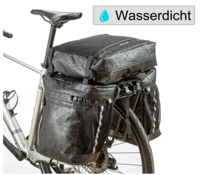 Fahrradtasche doppelseitige Gepäcktasche 3-in-1 wasserdicht  50L