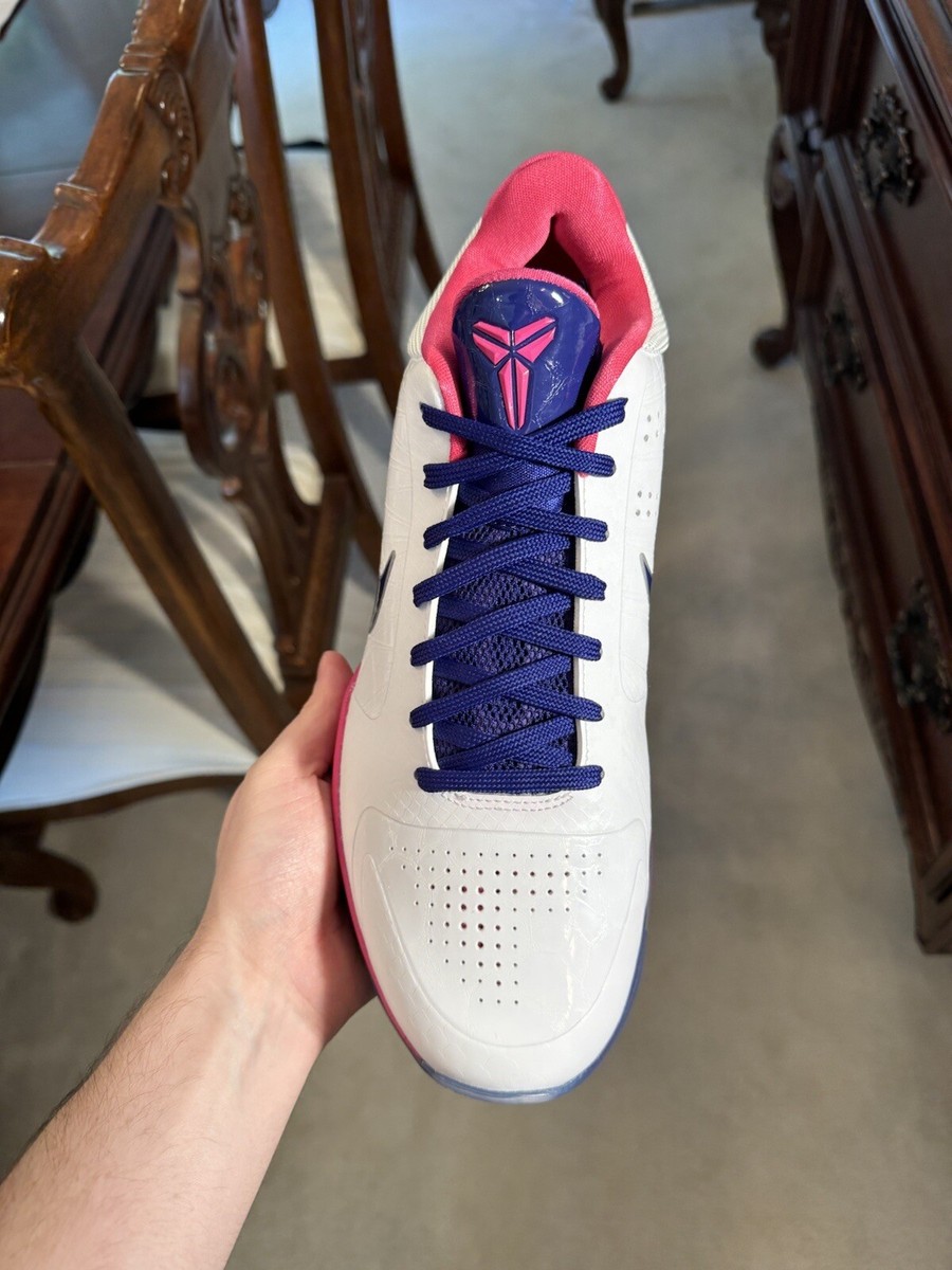 Size 10.5 - Kobe 5 Protro Kay Yow White/Pink/Purple CW2210