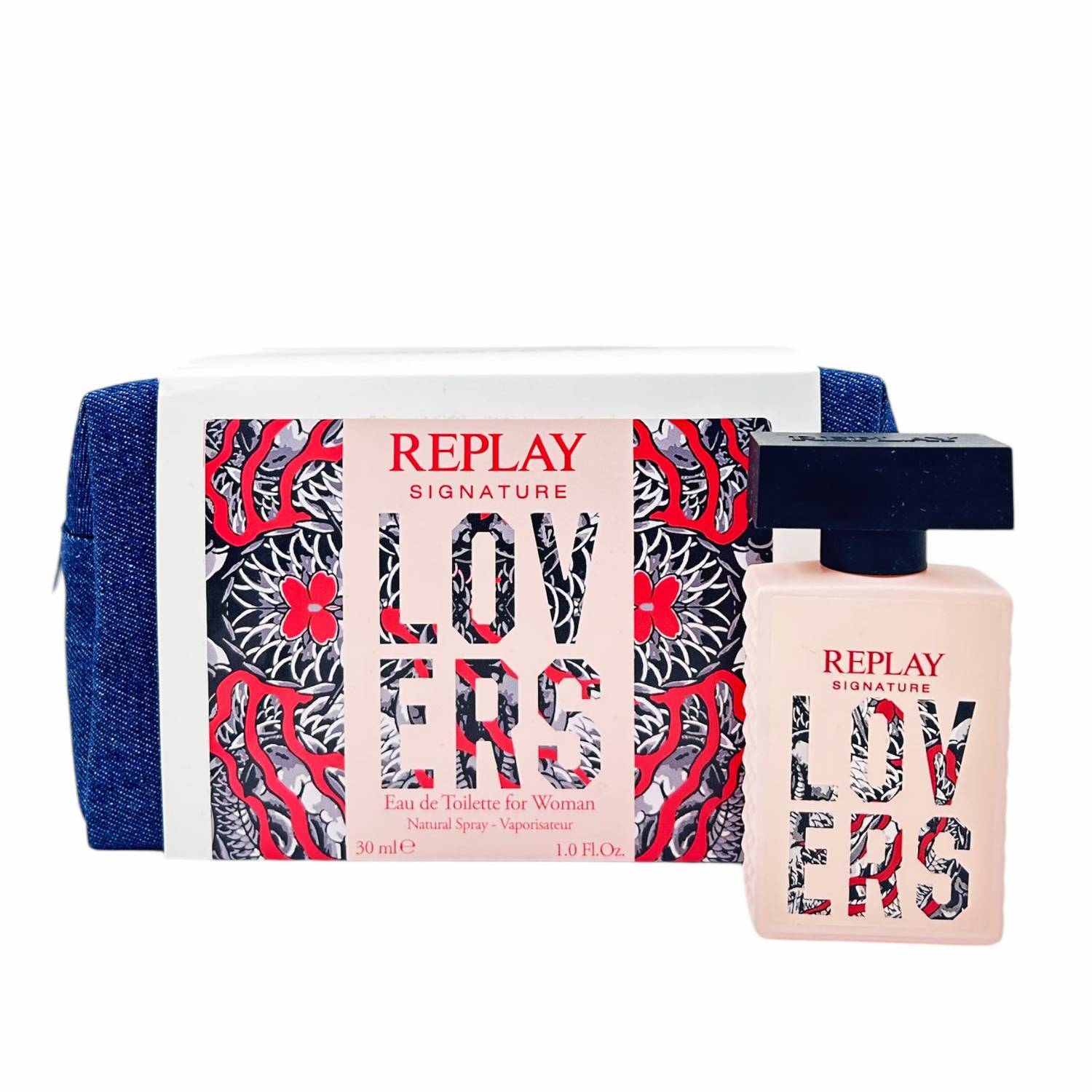 Replay Signature Set Regalo Donna Lovers Profumo Edt 30 ml Con Pochette