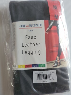 Jane and Bleecker Faux Leather Leggings M | eBay