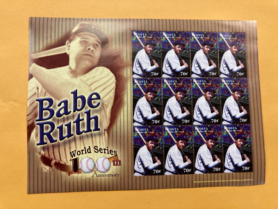 KAPPYS  BABE RUTH TWO DIFFERENT SOUVENIR SHEETS MINT NH  CS2407