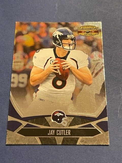 Jay Cutler ~ 2008 Donruss Gridiron Gear #30 ~ Broncos