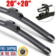 2020 Front Windshield Wiper Blades Bracketless J-hook High Quality Rubber Kit