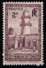 1938 Cote des Somalis -  Y & T N° 148 Neuf ** SANS CHARNIERE
