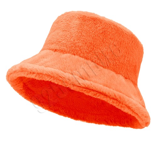 Peluche esponjoso cubo sombrero mujer revestimiento cálido invierno piel sintética acogedor ala ancha invierno - Imagen 22 de 25