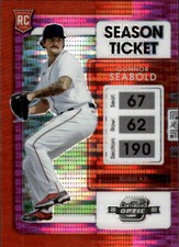 2022 Panini Chronicles Connor Seabold #10 Contenders Optic Pink Pulsar 10D