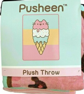 pusheen plush throw blanket