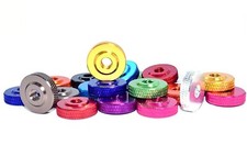 Aluminum Alloy Knurled Thumb Nut Thin Type Hand Grip Knob Nuts M3 M4 M5 M6