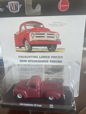 M2 Machines 1:64 Scale Auto-Drivers Tudebaker 1954 Studebaker 3R Truck R82 21-60