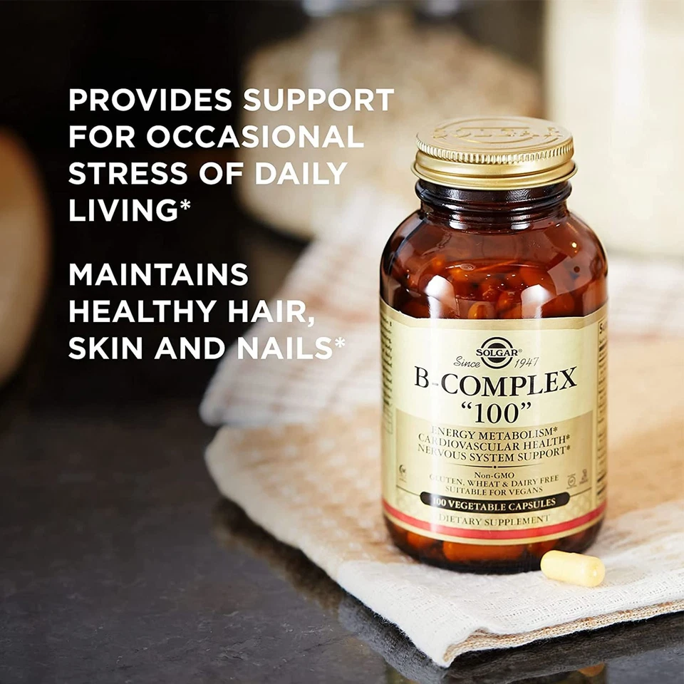 Solgar Complejo B "100" 100 Cápsulas Vegetales Foto 4 de 4