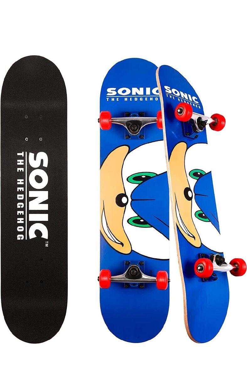 Sonic the Hedgehog Character Skateboards-Cruiser Skateboard Sonic the Hedgehog Character Skateboards-Cruiser Skateboard