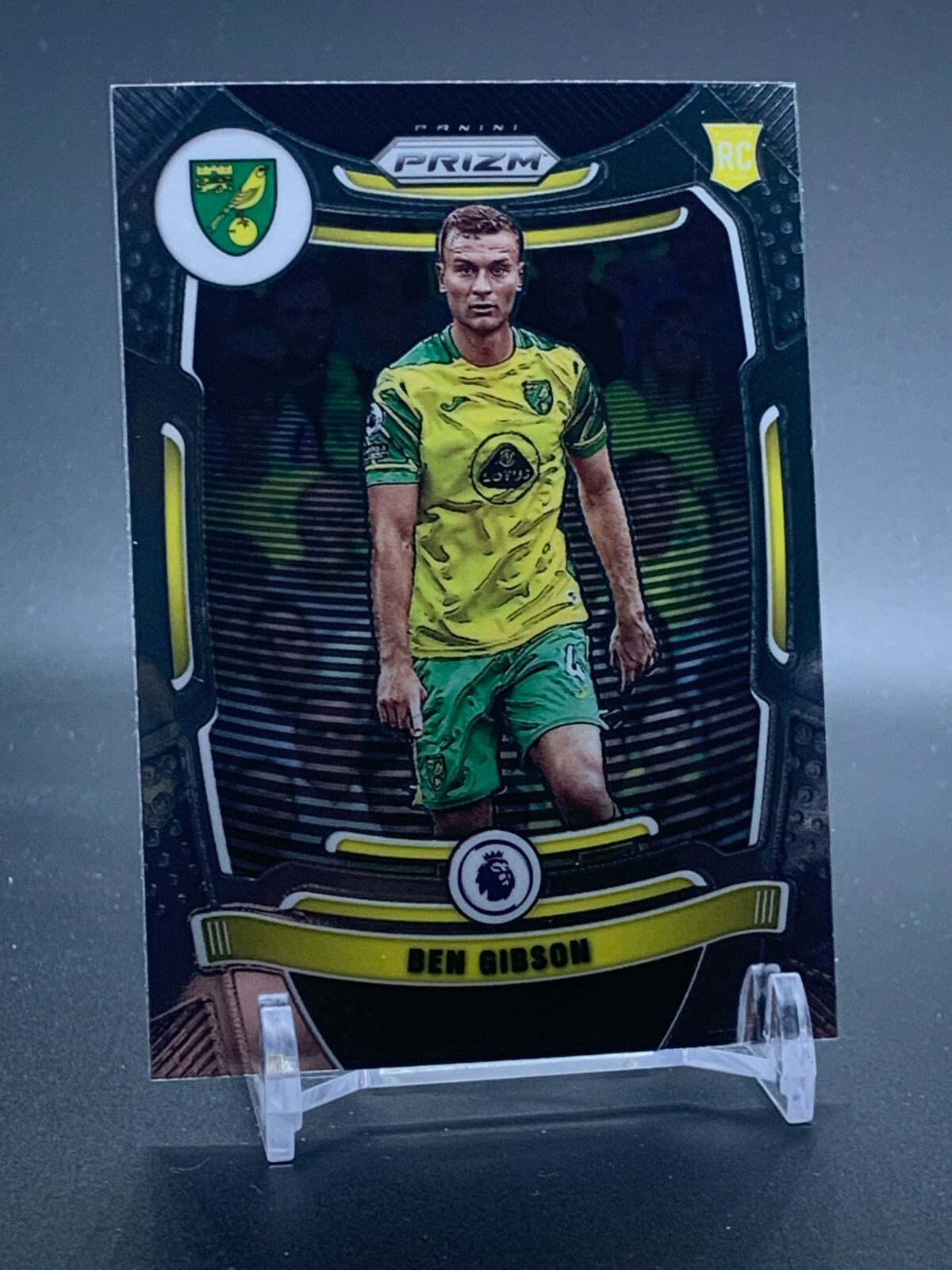 2021-22 Panini Prizm Base Rookie #169 BEN GIBSON Norwich City RC