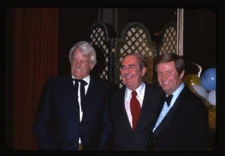 Denver Pyle Jim Backus James Hampton Candid 1970's Event Original Transparency