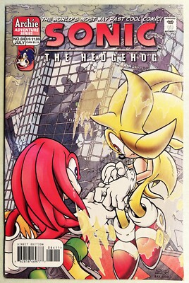 SONIC The HEDGEHOG Comic Book #84 July 2000 KNUCKLES Bagged & Boarded VF+