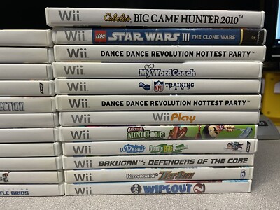 $7.99 EACH!! INDIVIDUAL Nintendo Wii Video Games Pick a Title
