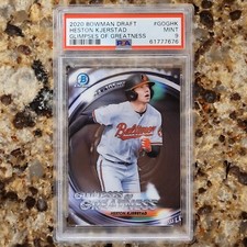 2020 Bowman Draft Glimpses Of Greatness #GOG-HK Heston Kjerstad PSA 9 MINT