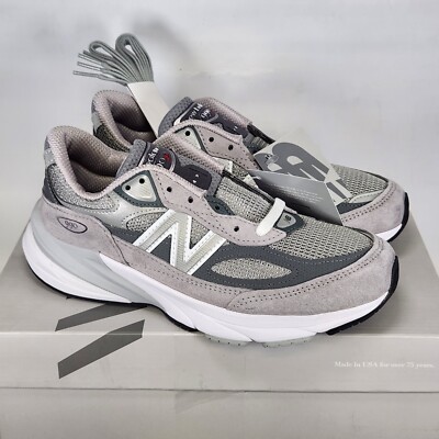 Size 7 - New Balance 990v6 Made in USA - Grey - Womens - W990GL6