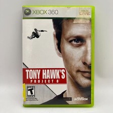 Tony Hawk's Project 8 Video Game Xbox 360 Console 2006 in Case With Manual Used