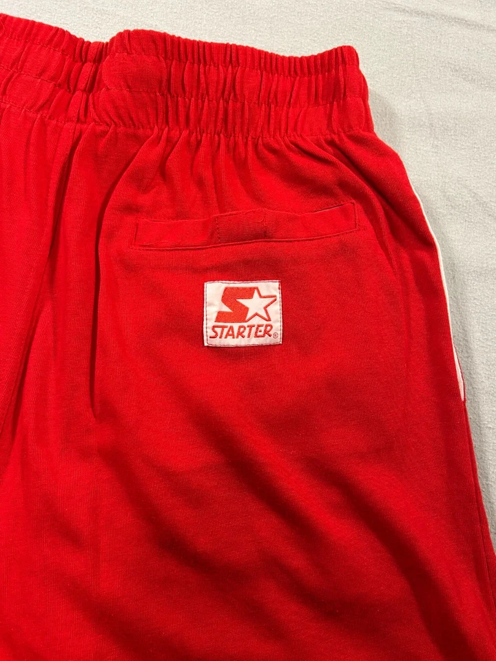 Pantalones Cortos De Colección Starter Philadelphia Phillies Béisbol Años 90 Para Hombre Grandes Rojos RARO Foto 4 de 4