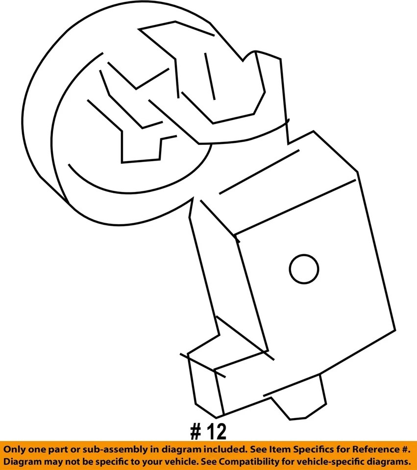 GM OEM 12-19 Caprice Shroud, interruptores palancas-módulo antirrobo 13523300 Foto 2 de 2