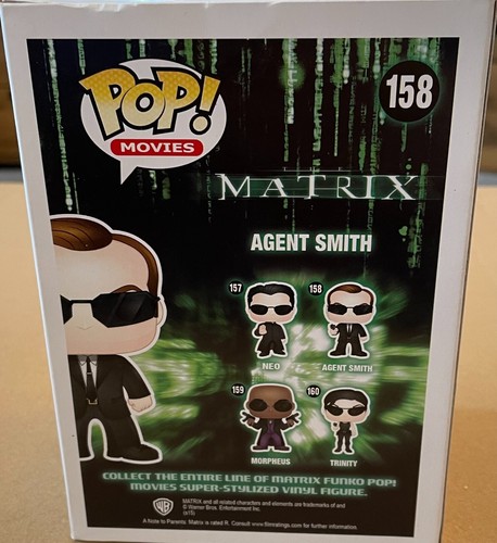 Funko Pop 158 - Matrix: Agent Smith (Damaged Box) - Bild 3 von 6