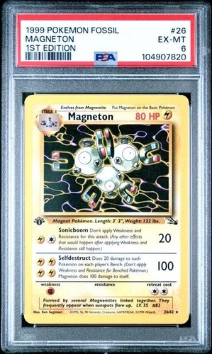 Magneton (1st Edition) graded PSA 6 for sale on eBay
