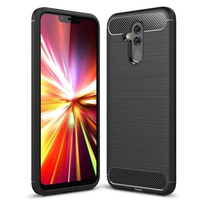 ATS-DISCOUNTER Schutzhülle Für Huawei Mate 20 Lite Handy Hülle Tasche Cover Case Schwarz Matt