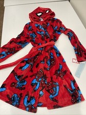 Little Dreamers Pajamas Spider-Man Toddler Fleece Bathrobe L