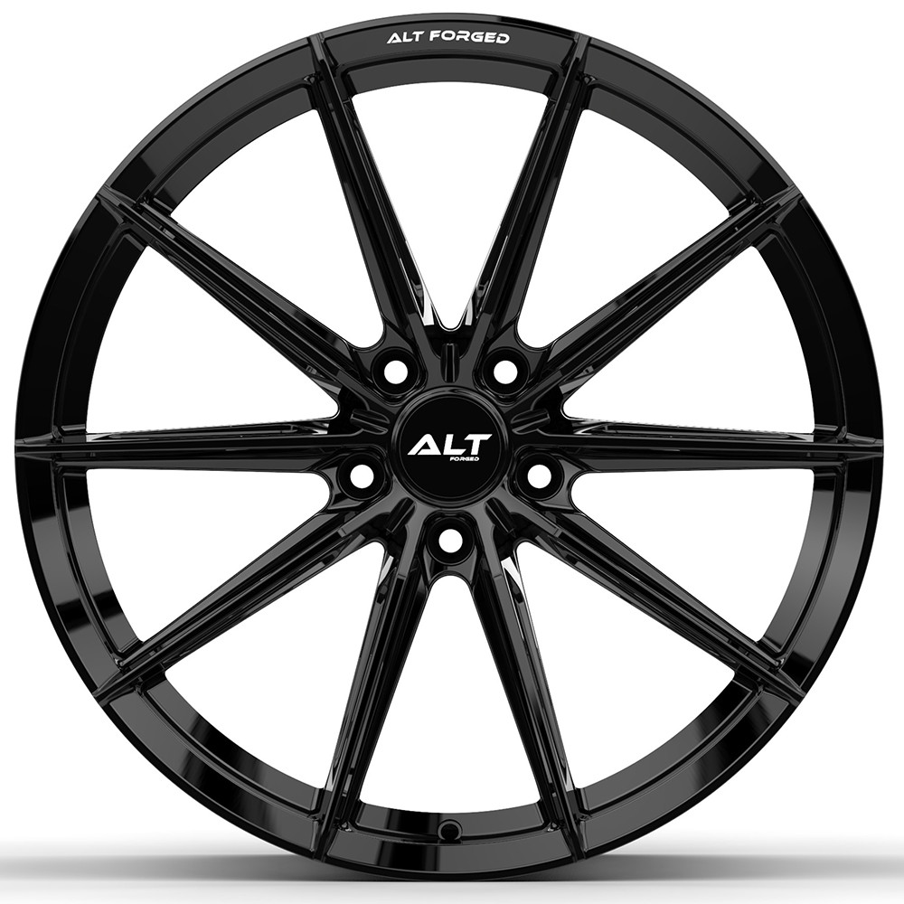 20" 21" ALT ALT6 Forged Gloss Black Aluminum Wheels for Audi R8 2016–2025+