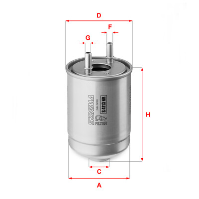 SOFIMA S4113NR Kraftstofffilter für RENAULT SUZUKI
