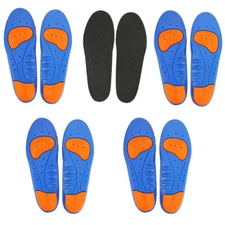 5 Pairs Gel Orthotic Sport Running Insoles Insert Shoe Pad Arch Support Cushion