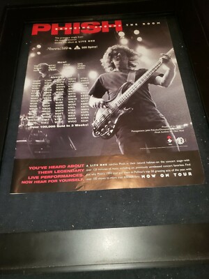 Phish Bouncing Around The Room Rare Original Radio Promo Poster Ad Framed! #3