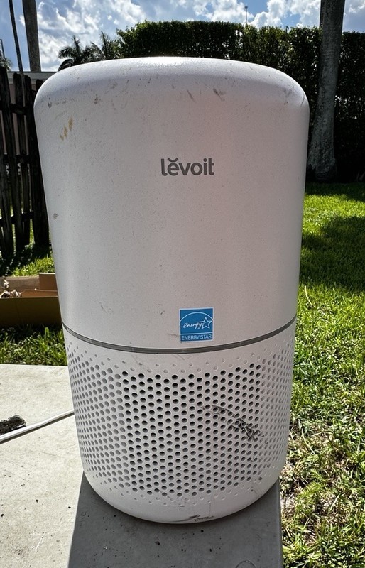 Levoit Core 300 True HEPA Air Purifier 219 sq ft CADR 141 Touch 8h White