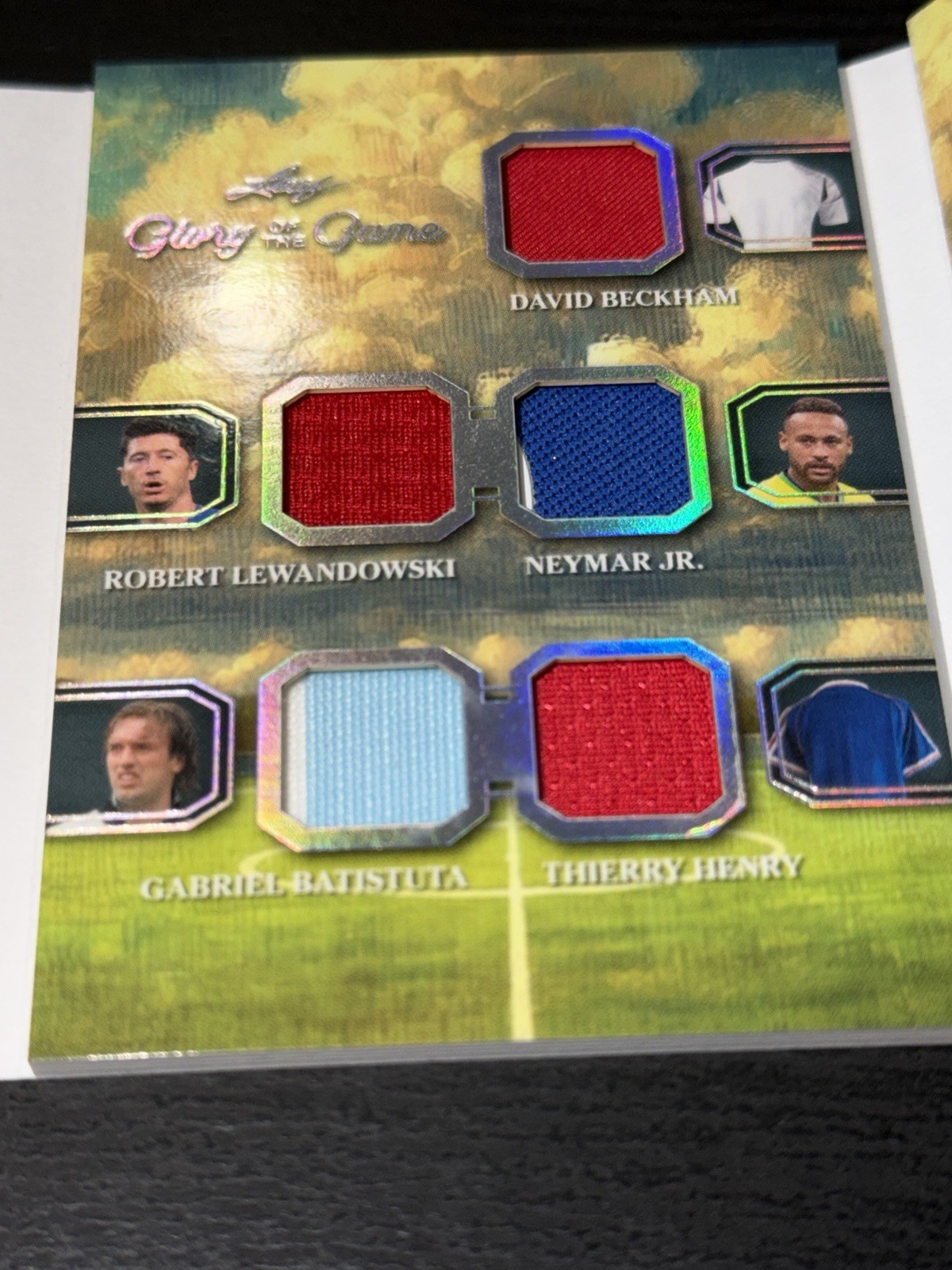 Pele/Messi/Maradona/Yamal/+ 11—2026 Leaf—15x GAME USED PATCH—BOOKLET—SSP—/25 view 19