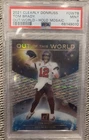 2021 PANINI CLEARLY DONRUSS OUT OF THIS WORLD TOM BRADY HOLO MOSAIC POP 5 PSA 9