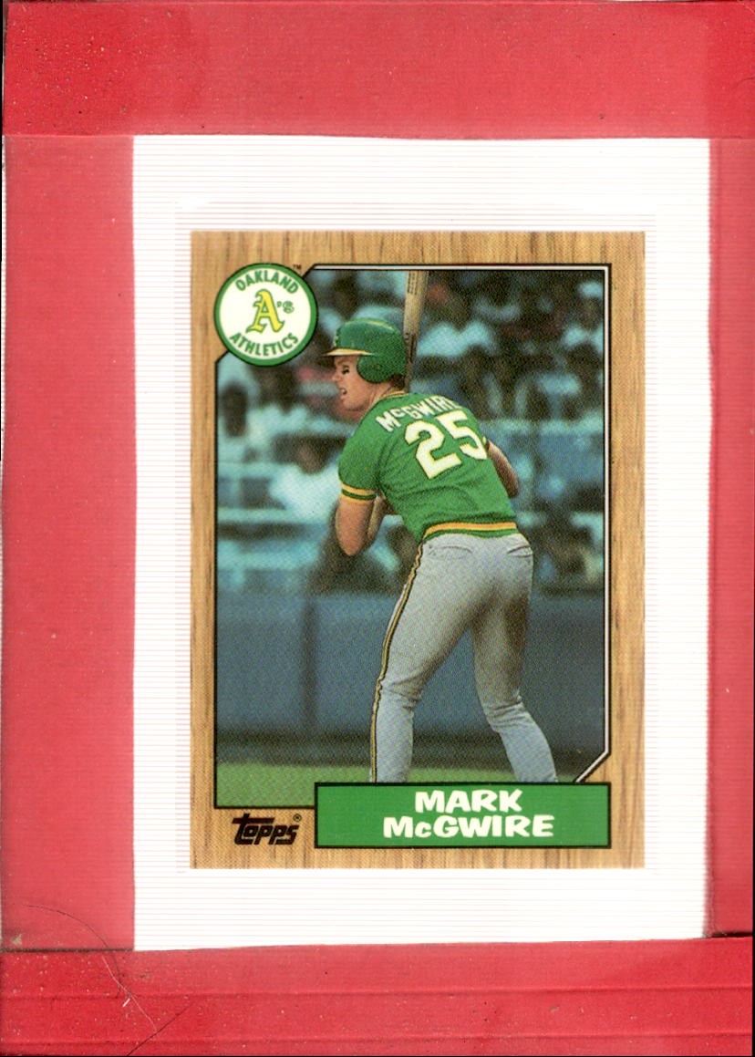 1987 Topps Tiffany #366 Mark McGwire MINT Athletics ID:73821