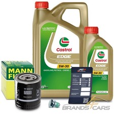 MANN-FILTER ÖLFILTER+6L CASTROL EDGE 5W-30 LL FÜR VW PASSAT 3B 3BG 2.8 