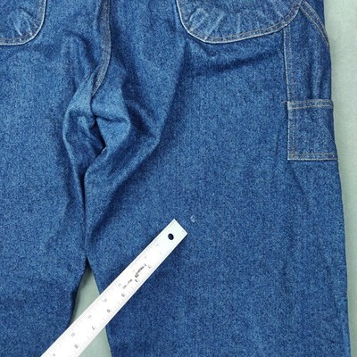 Phat Farm Jeans Mens 40x32 Baggy Wide Leg Carpenter Denim Grunge