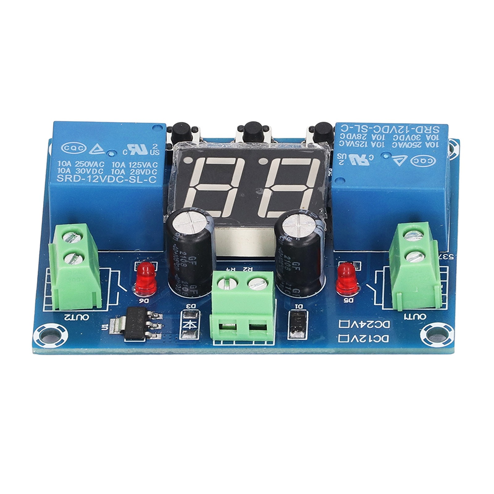 Programmable DC12V Oscillation Time Relay Timer Solid State Relays For Timely☜